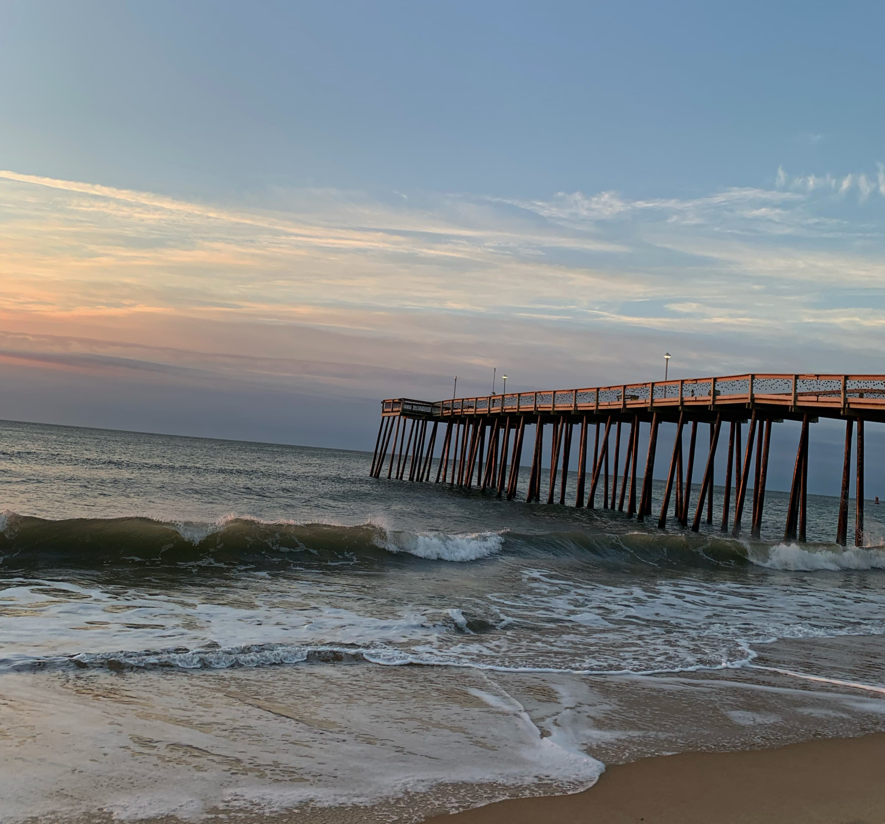 The iconic fishing pier at OC, MD.