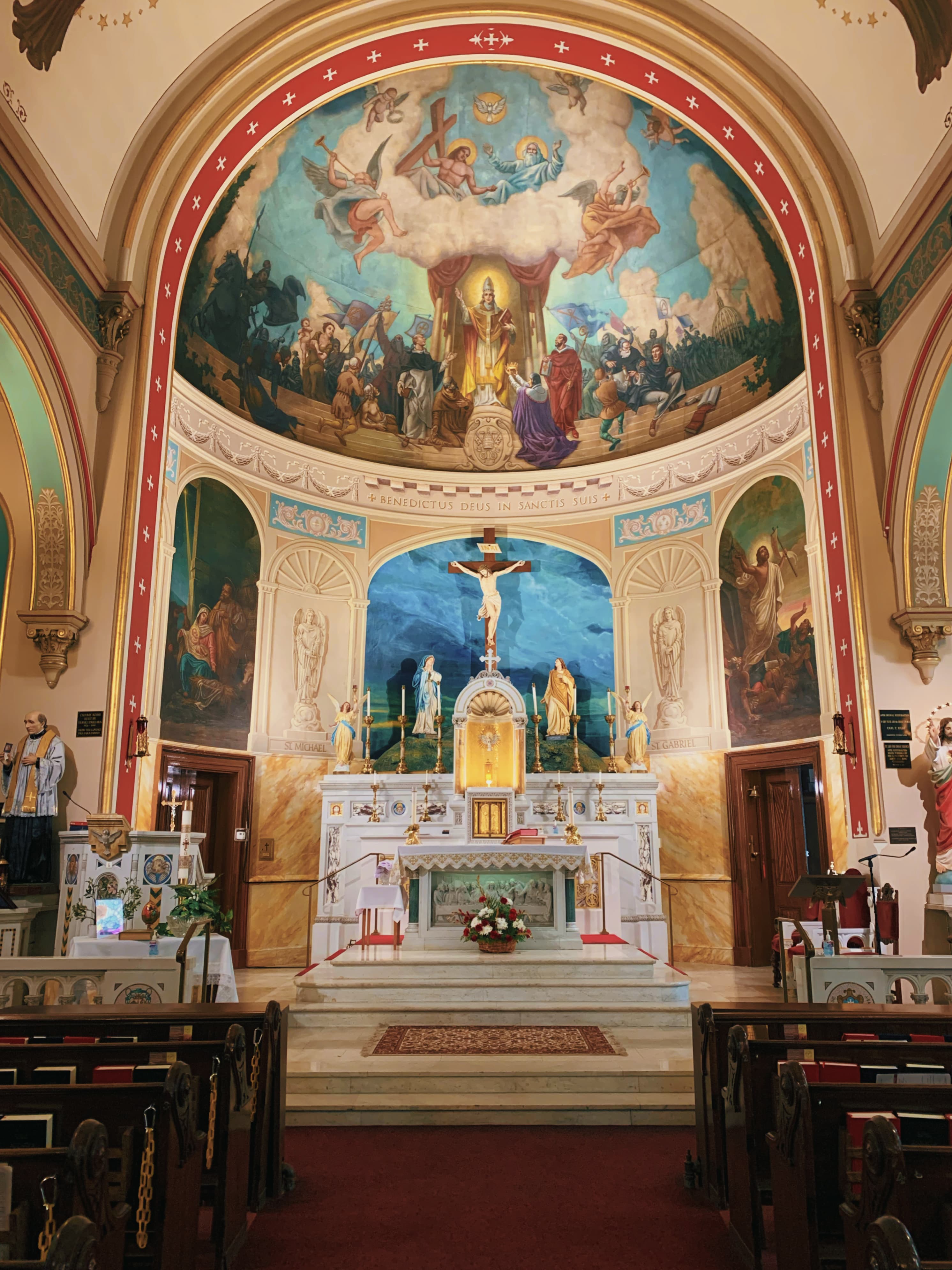 The famous Saint Leo’s church in Baltimore built in the 1880’s.